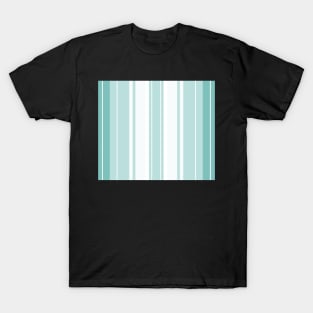 Strips - green and white. T-Shirt